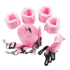 Jouets sexy de haute qualité pour femme hommes Bdsm érotique Bondage Gear Shop menottes en peluche cheville manchette jeux pour adultes Couples