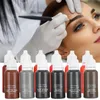 Inks de tatouage 6pcspack Seebrowampeyelineramp Lip Permanent Makeup Ink Brand Micro Pigment Long 15 ML Cosmetics SupplyTat9398801