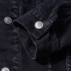 Famous Mens Denim Jacket Män Kvinnor Hög Casual Coats Black Blue Fashion Stylist OuterWear Size M-XXL