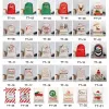 DHL Personnalisé Sacs De Noël Bas Sac Cadeau De Noël Père Noël Coton Lin Sac Titulaire Cordon Sac Bonbons Pouch fy4909 0801