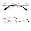Güneş gözlüğü moda trendi retro halfrim çerçeve anti blu ışık ultralight iş okuma gözlükleri erkekler için 1.0 1.5 1.75 2.0 2.5 3 3.5 4sunglass