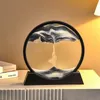3Dクイックサンドの装飾写真丸いガラス動きの砂のアートモーションディスプレイの流れる砂のフレームホーム装飾砂時計絵画22078842584