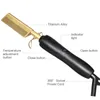 Grzebień grzebienia prostoczew włosów płaski żelaza prostowanie pędzla włosy prosty styler curling Iron Hair Curler grzebień 220727
