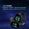 D18 Smart Watch Uomo Donna Bluetooth Smartwatch Braccialetto intelligente Smartband Braccialetto fitness Orologi collegati per IOS Android 2022