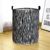 40 * 50cm padrão dobrável grandes cestas de lavanderia hamper sujo pano de armazenamento de armazenamento de lavagem de lancha colapsible cesta de roupa ZZA13138