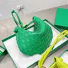 Dumpling Bag Weave Handtas Hoge kwaliteit Crossbody Luxe Designer Merktassen Mode Schouderkwaliteit Brief portemonnee telefoon portemonnee effen