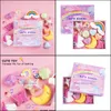 Soaps Bathroom Accessories Bath Home Garden Rainbow Cloud Gift Box Set Bombs Explosion Salt Essential Oil Ball Bubble Bomb Drop Delivery 2