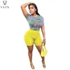 Women's Tracksuits 2022 INS Shirt&Short Regular Casual Suitable Short Sleeve Pants Skinny Women 2 Piece Set WearWomen's