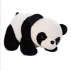 Dimensioni 35 cm / 25 cm Cena Morbido Peluche Ripiene Big Eye Panda Giocattoli Stili Lunghi Farcito Cuscino per Dormire Boy Girl Regalo di Compleanno