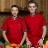 chef-kok shirt Koksjas Lange verstelbare mouw Heren Dames Unisex koksjas Restaurant el Kitchen Wear Ober Uniform 220727