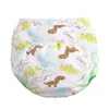 Été 3 couches bébé couche imperméable réutilisable coton bébé formation Animal tissu infantile sous-vêtements couches culottes