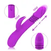 Sex Toy Massager Female Full Body Toys Thrusting Suction Rabbit Vibe Vibrator Toy Dildo for Women