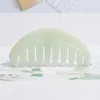 Nature Jade Comb MAS SPA Head Therapy Terap på GUA SHA Board Scalp Masr Hårborstar232a36993132934611