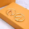 2022 Hot designer earrings Fashion gold hoop earrings for lady Women Party earring New Wedding Lovers gift engagement Jewelry Bride with box