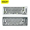 KBDIY TM680 KNOB SWAP Mechanical Keyboard Kit Wireless Bluetooth 3 MODE RGB Backlit Gamer 60 ٪ لـ 3Pin/5Pin Switch 220427