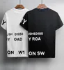 Diseñador de camisetas para hombres Summer Tshirt Fashion Fashion Top Chox Chox Carta Camiseta de la calle de lujo Camina de manga corta TEE