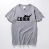 Coma Mens T Shirt Parody Cool Trend Spoof Comedy Joke Tops Funny T Shirts Cotton Short Sleeve T-shirt Herrkläder 220704