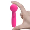 MINI SILICONE AV WAND هزاز ألعاب مثير للنساء المنتجات البالغة الإناث استمناء القابلة لإعادة الشحن 10 سرعة