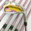 Donne a destra Golf Irons 4 Stars Honma S-07 Golf Clubs 5-11 A S Club Iron Set L Flex Grafite Albero