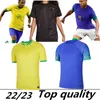 xxxl 4xl 2022 كرة القدم جيرسي البرازيل G.Jesus Coutinho Brasil Camiseta de Futbol 2023 Paqueta Richarlison Football Shirt 22 23 Maillot Kids Kit World Kit