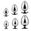 Hot Selling Metalen Anale Plug Bullet Head Wearable Big Butt sexy Toys Voor Vrouwen Mannen Paar Riem Op Dilatator Anus