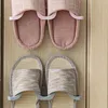 Crochets Rails étagère à chaussures mural gain de place ABS personnalité nordique pantoufles cintre pour chambre à couchercrochets crochetscrochets