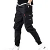 Pantalons pour hommes Printemps Été Hommes Cordon Cravate Pieds Salopette Harajuku Mince Cheville-Longueur Pantalon Cargo Sportswear Garçons Joggers MaleMen's