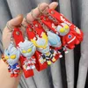 Keychains Cartoon Superman Altman key soft rubber threedimensional doll pendant 61 children's gift