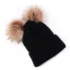 Czapki do czapki/czaszki przylot zimowa Kobiet Kres czapka czapka czapka dla dziewcząt ciepłe wełniane czaszki czapki czapki czapki fur