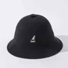 2021 New Spring New Kangaroo Fisherman Hat Temale Fully Solid Color Distr Dainter Hat Wool Wool Hat Tide H220419