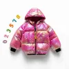 Filles hiver vers le bas matelassé veste filles pur coton épais coloré à capuche pain veste bébé fille chaud décontracté coton veste J220718