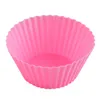 Silikon-Kuchenform Backformen Runde geformte Muffin-Cupcake-Formen Küche Kochen Backformen Maker DIY Dekorationswerkzeuge SN4543