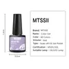 Mtssii 2560 pçs conjunto de esmalte de cor glitter lantejoulas embeber fora uv semi permanente kit de gel uv com base fosco casaco superior 2206065994206