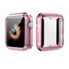 TPU Case Cover for Apple Watch 7 Ultra-cienkie etui Plating 45mm / 41mm Smart Iwatch 6/5/4/3/2/1 Protector ekranu 44mm 42mm 40mm 38mm zderzak