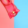 2022 Summer's Children's Outdoor Travel Beach Shoes Shyly Girls Girls Sandals PVC Princess Infant glitter Bow Croolop Sandalo Slafo Sandalo Size24-32 T32ouj6