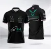 Polo da corsa F1 Formula 1 nuova maglietta con risvolto della squadra con la stessa personalizzazione