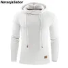 Naranjasabor Autumn Heren Hoodies Slim Hooded Sweatshirts Mens Coats Mannelijke Casual Sportswear Streetwear Brand Kleding N461 220811