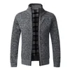 남성 재킷 가을 겨울 따뜻한 가디건 양털 지퍼 스웨터 220823
