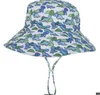 Sommar Baby Sun Hat Boys Cap Barn Unisex Beach Mössor Tecknad Spädbarn Kepsar UV Protection GC848