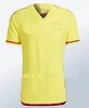 2022 Colombia Home Soccer Jerseys 2022 2023 James Copa America Football Shirt Falcao Camiseta de Futbol Maillot Man Kids Kit James Valderrama Cuadrado