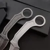 Specialerbjudanden fast blad taktisk kniv D2 sten tvättblad Full Tang stål handtag knivar med kydex