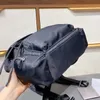 방수 나일론 Backapck 남자 여자 패션 대형 배낭 레트로 어깨 가방 Drawstring 핸드백 학생 학교 가방