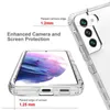 2 w 1 Gradient Transparent Telefon dla iPhone 13 Promax 7 8 Plus X XR XS Max i Samsung S22 S20 z 360 Full Cover Case