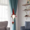 Cortinas cortinas bronzeadas e cinzentas pernas penduradas pernas sem rosto decoração de salão amarra corda criativa de 19 polegadas Curtainscurtain