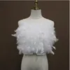 ファッション女性のセクシーな毛皮の上のトップスキャミスカジュアルタンクベストノースリーブReal Ostrich Feather T02 220318