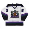 C26 Nik1 1994–95 Manitoba Moose 25 Stephane Morin Eishockey-Trikot für Herren, genäht, individuelle Trikots mit beliebiger Nummer und Namen