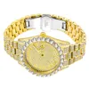 Hot Hot Waterproof Wristwatch y iced bling Iced Out Hiphop Quartz Watch for Usisex 2022
