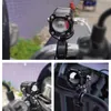 Motorcycle LED Headlight Projector Lens Dual Color Strobe ATV Scooter Driving Spot Bulb Motorcycle Auxiliary Spotlight Lamp Univer9355395