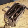 Bucket bag women's sling one Shoulder Messenger Bag Handbag women's multi compartment zipper small square bag Purses_V08F