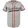 Xflsp GlaC202 Cleveland Buckeyes 1946 Road Jersey Movie Baseball Jersey Doppelt genähte Namensnummer für Herren Damen Jugend Mix Order S-XXXL